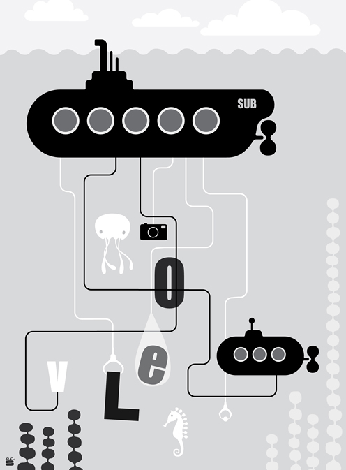 Nya illustrationen Submarine hos miramoln.se Nya illustrationen Submarine hos miramoln.se